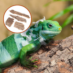 IMIKEYA reptile tree bark decor 2 provides a realistic terrarium accent with arboreal grip.