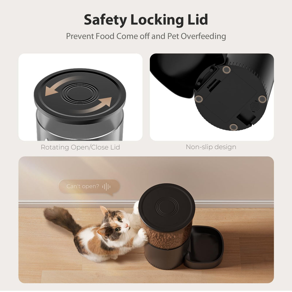 IMIPAW feeder on desk setup for convenient home placement and routine feeding