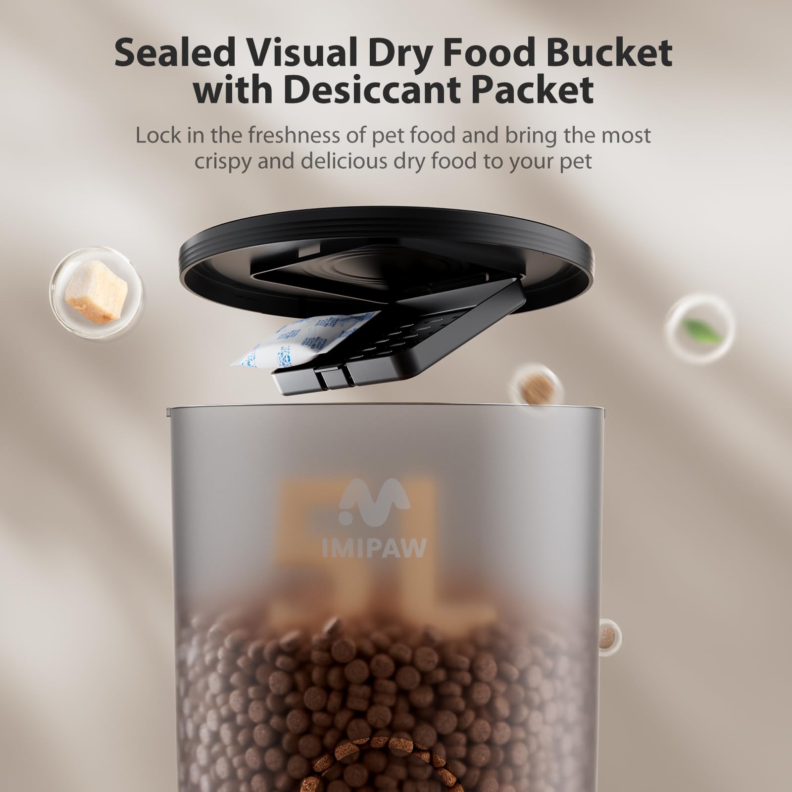 IMIPAW portion-control feature highlights programmable meals up to six per day
