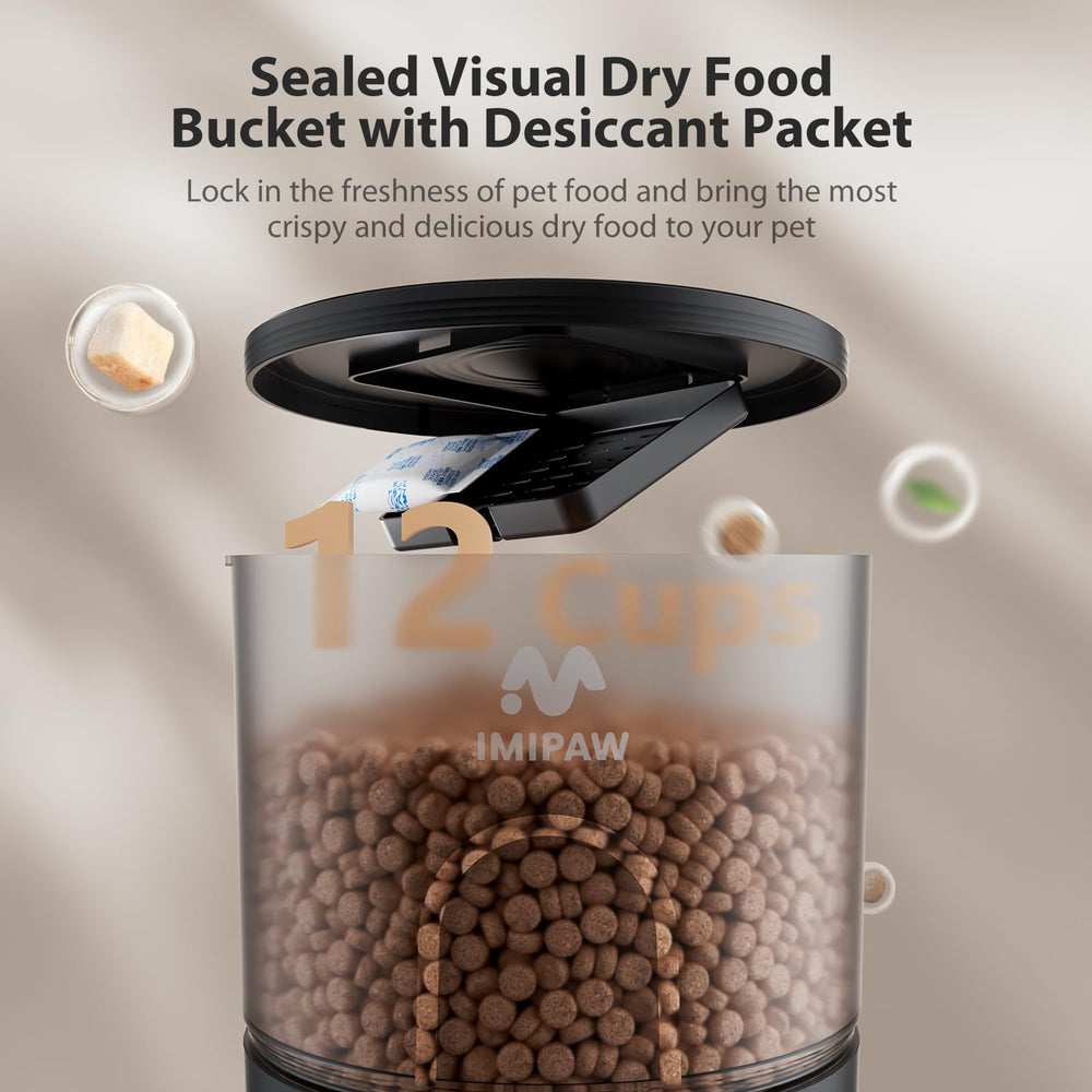 IMIPAW tilt mechanism delivers smooth, steady food delivery
