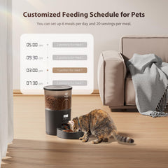 IMIPAW 3L capacity storage shows long-lasting meals for your cat.