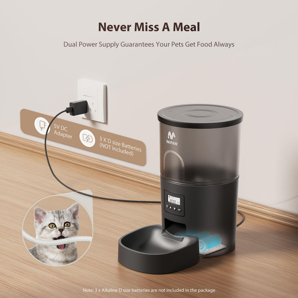 IMIPAW desiccant bag inside keeps kibble fresh between meals.