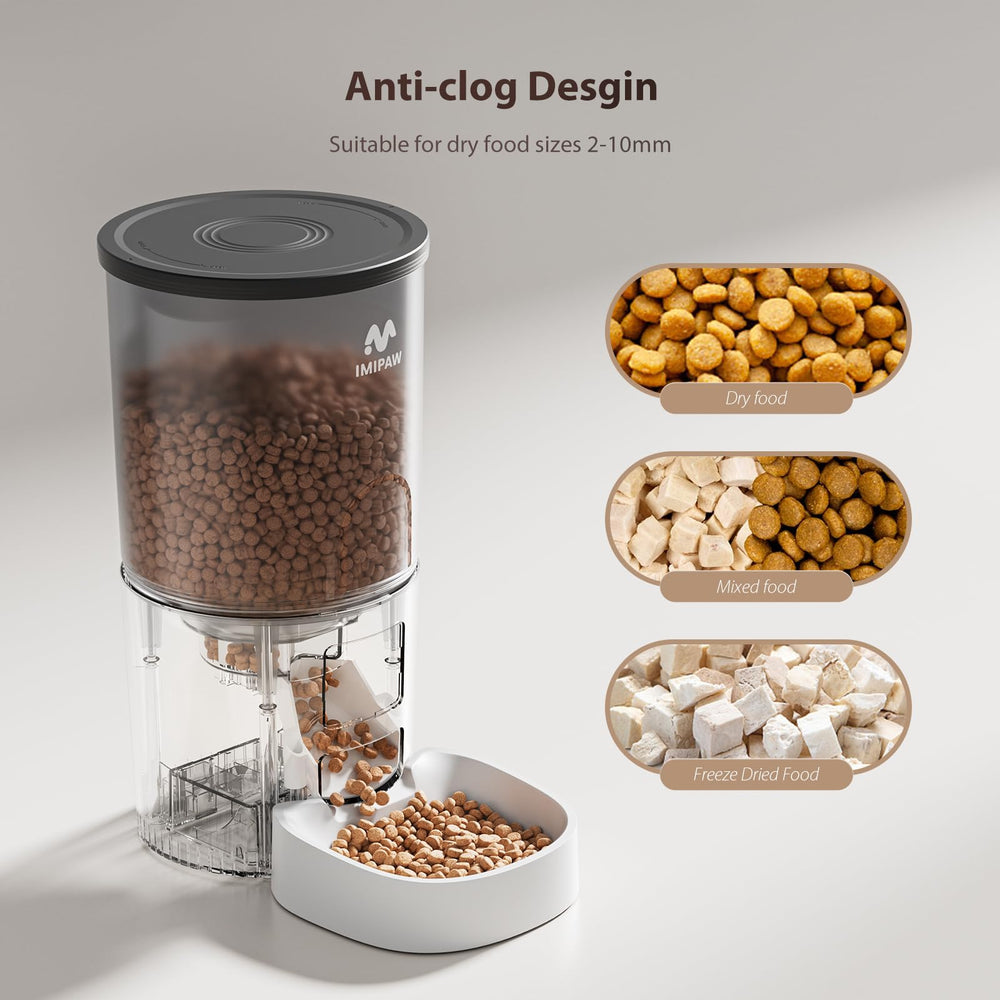 IMIPAW dual-power design provides backup power to prevent feeding gaps.