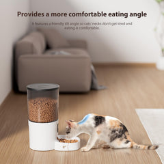 IMIPAW large-capacity 5L bucket holds multiple days of kibble for continuous feeding.