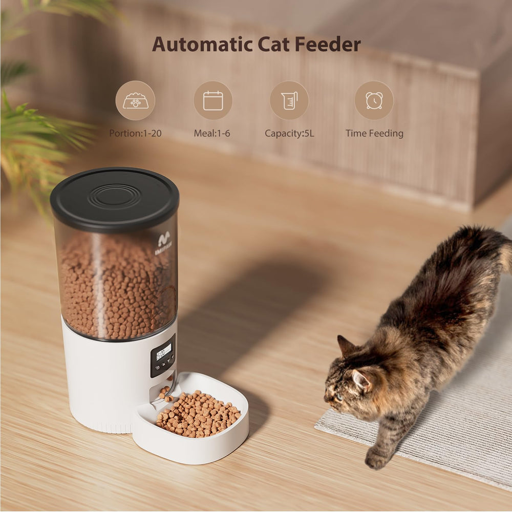 IMIPAW removable food tray simplifies cleaning after meals and refills.