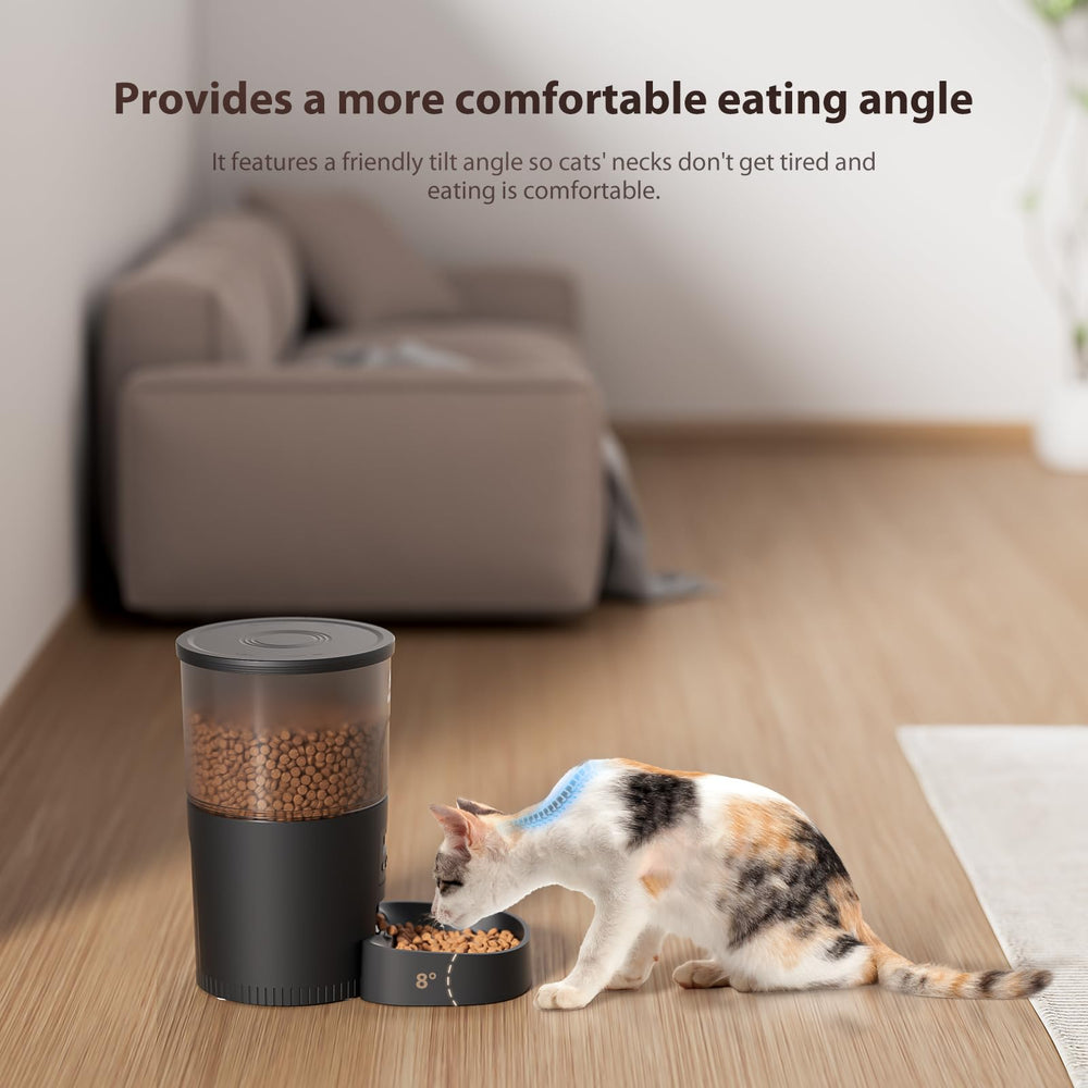IMIPAW secure lid prevents pets from accessing food and prevents spills.