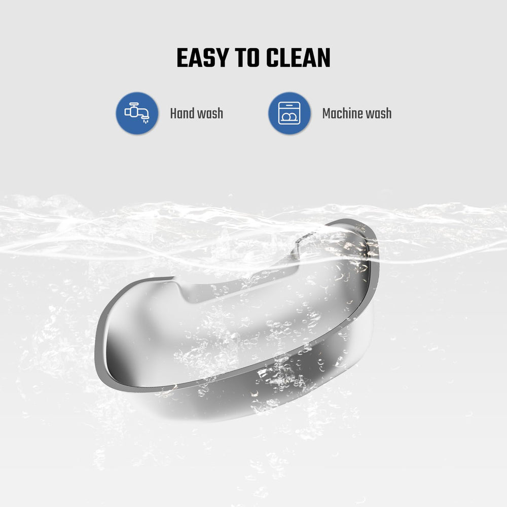 IMIPAW stainless steel cat bowl easy-clean polish demonstrates quick rinse and long-lasting finish