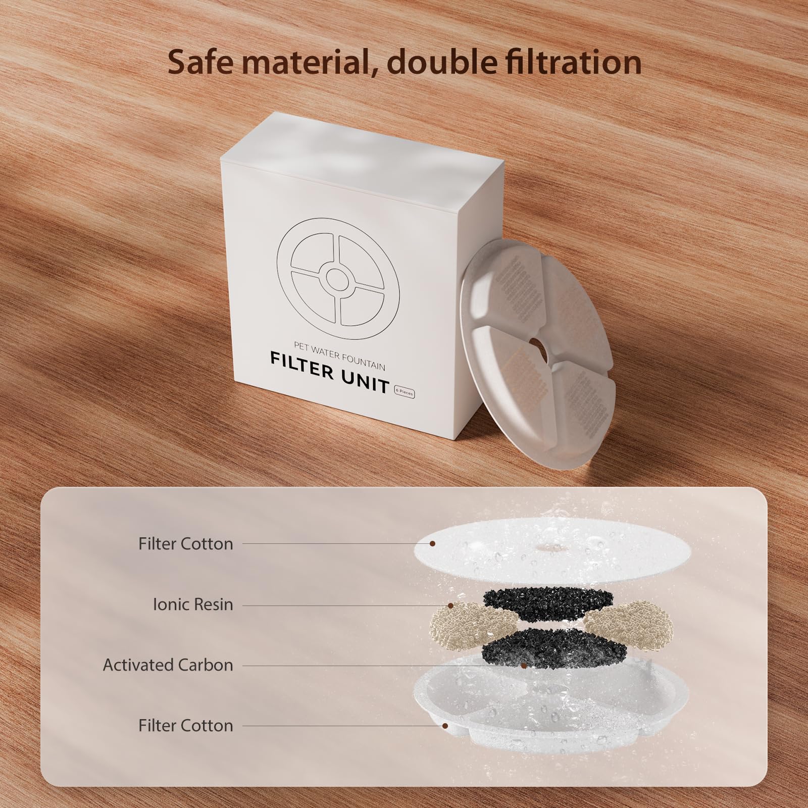 IMIPAW W03 individually encapsulated cartridges ensure hygiene and freshness.