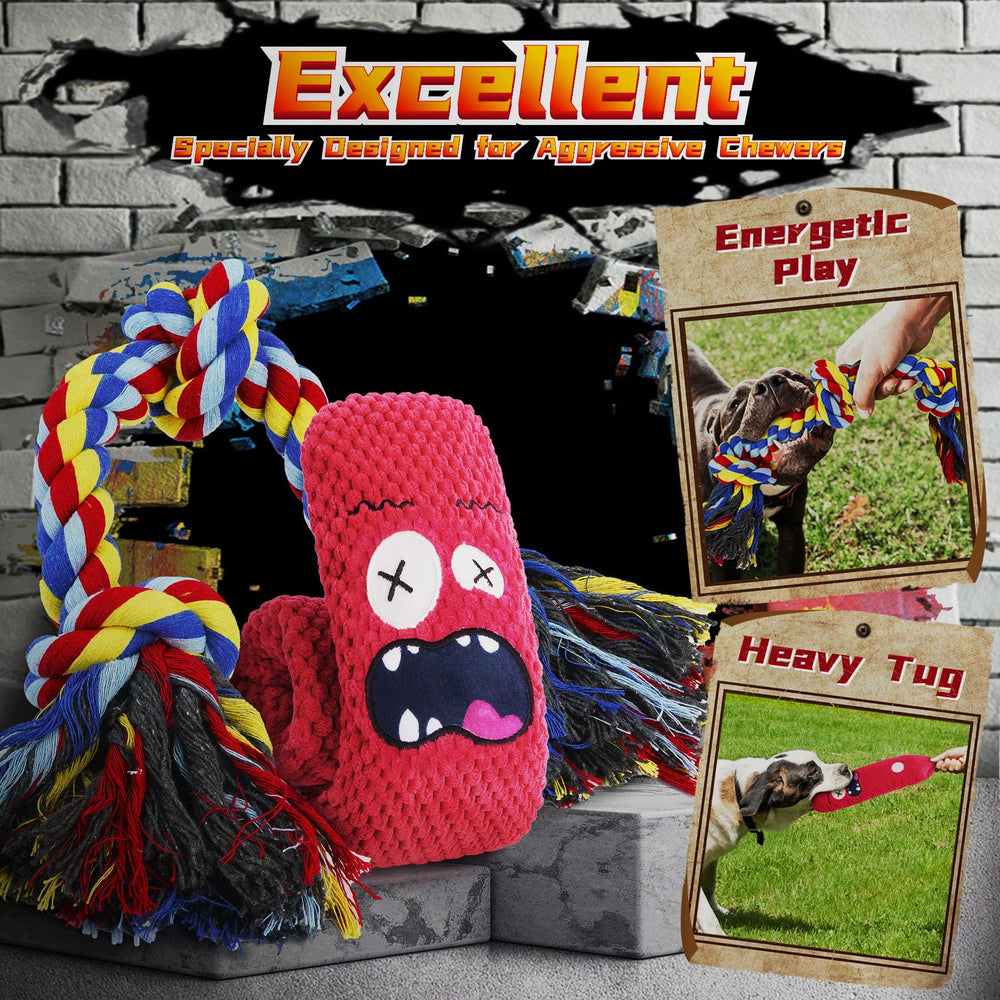 IMMADBUNY heavy duty rope toy ideal for chewing and interactive rope games