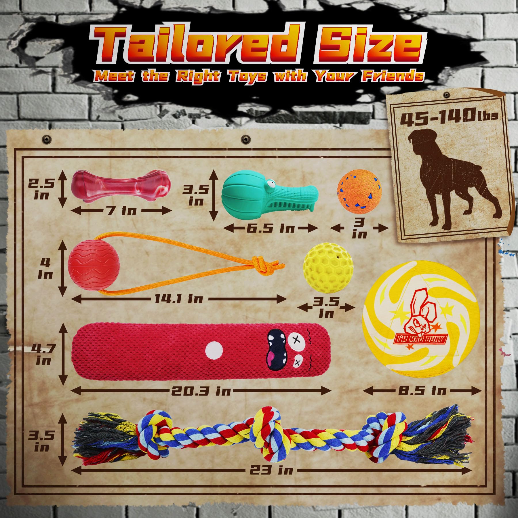 IMMADBUNY beef flavored nylon bone encourages extended chewing and play sessions