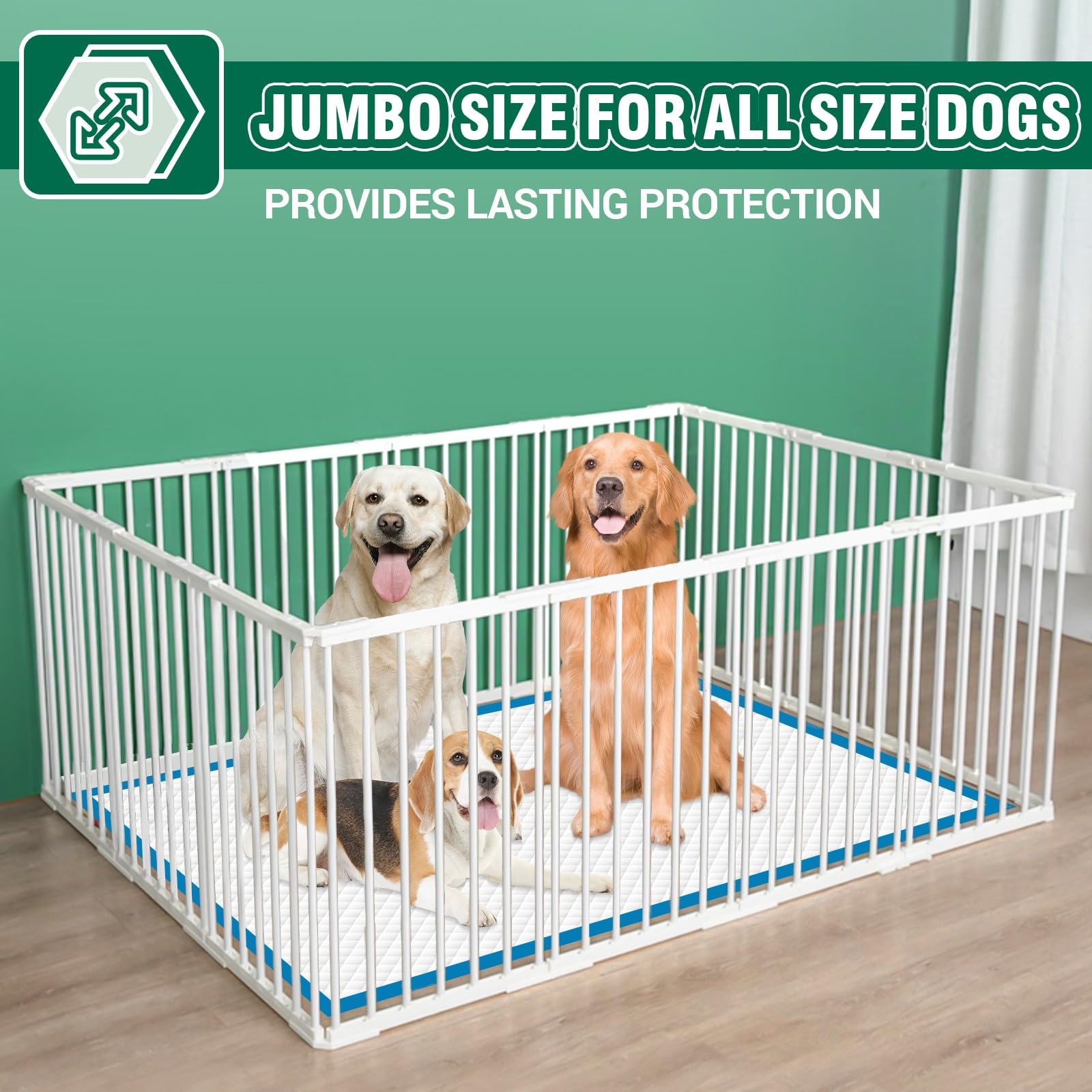 IMMCUTE extra-large pad offers a soft, comfortable surface for pets