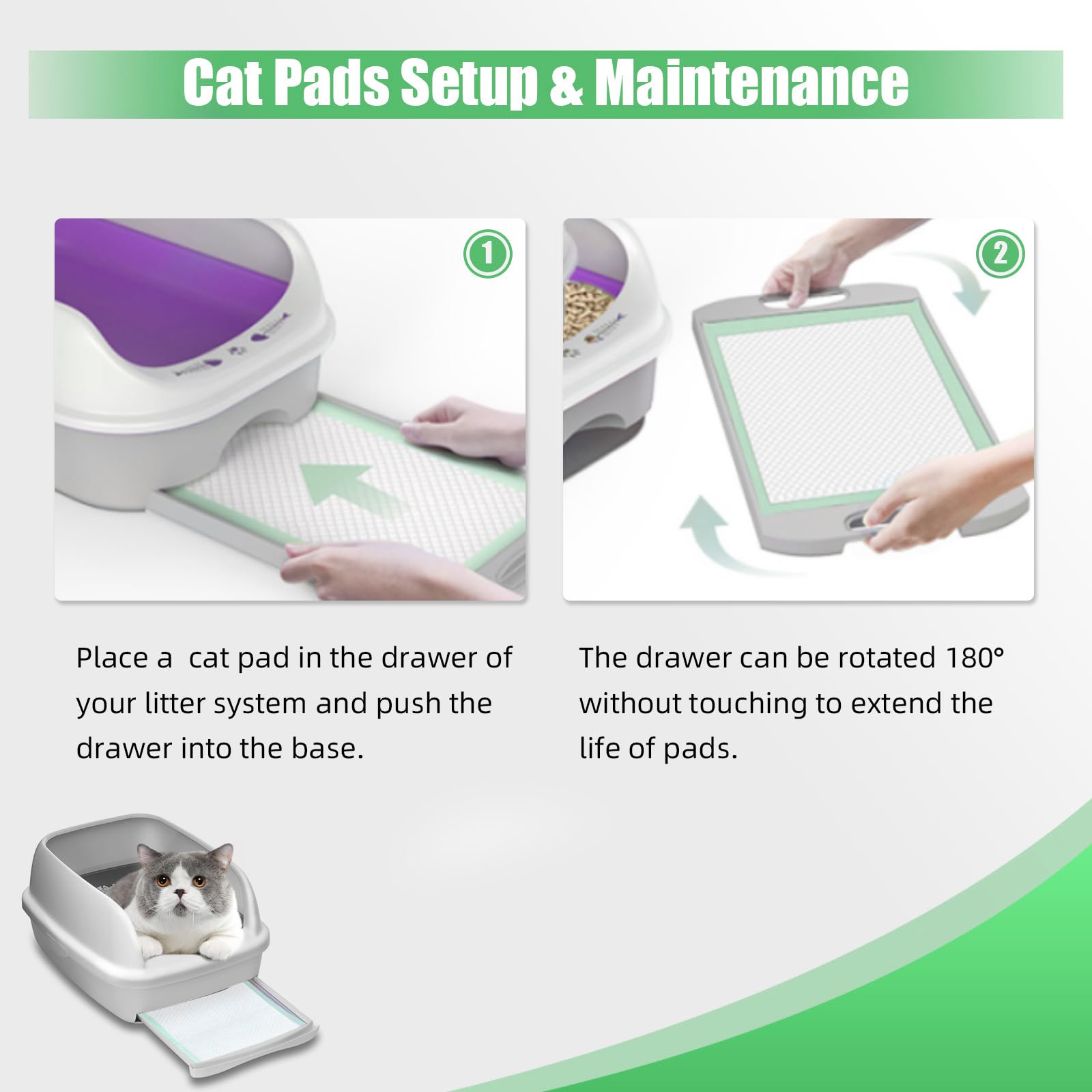 IMMCUTE lemon-scent pads in action show quick-drying odor control