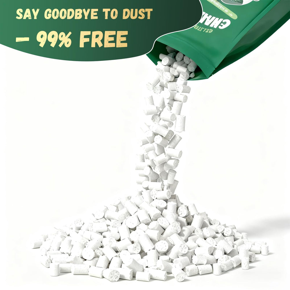 IMMCUTE low-dust formula reducing airborne dust during use