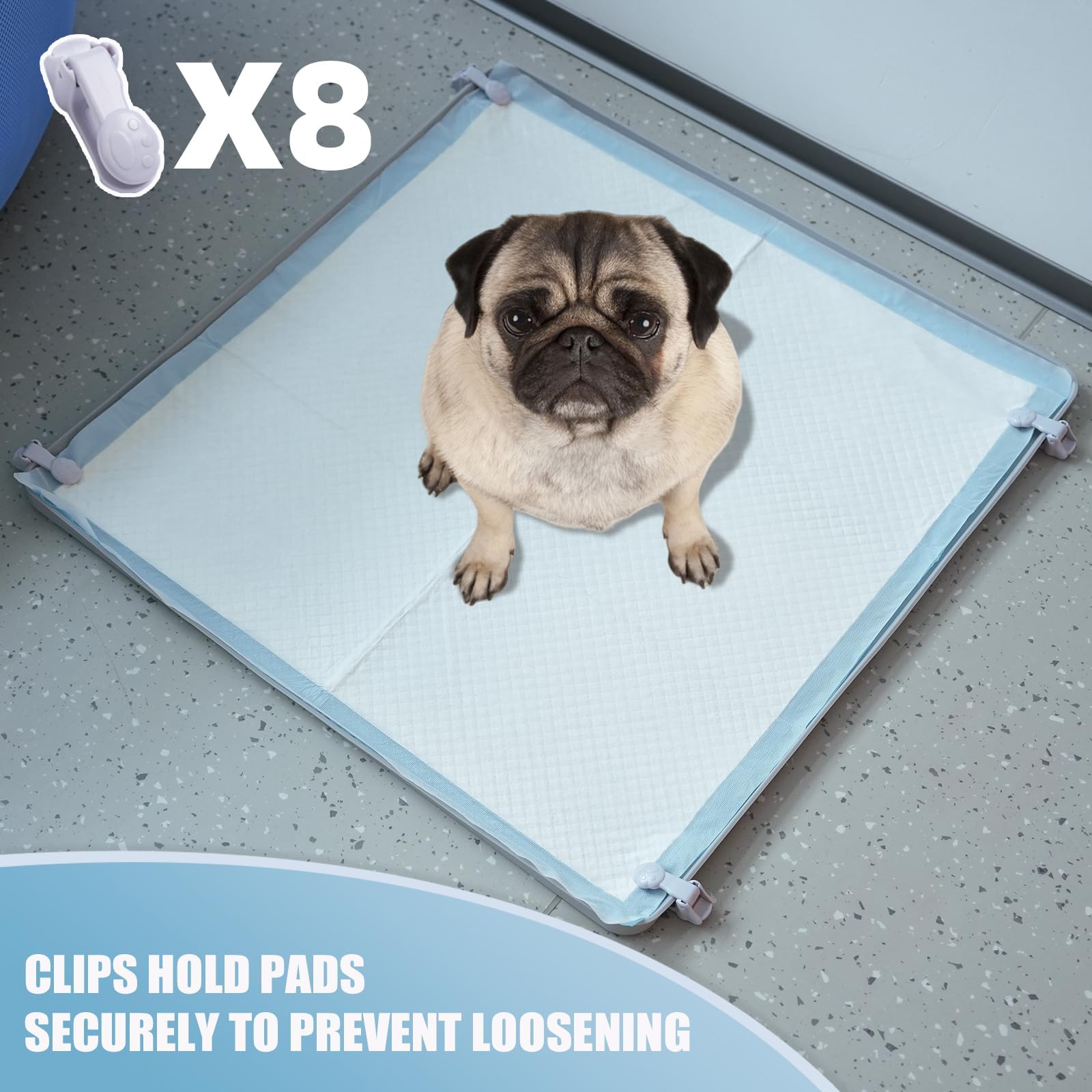 IMMCUTE multi-use mat adapts as crate mat or dining surface.