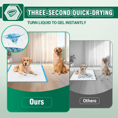 IMMCUTE premium-material dog pad resists tearing for long-term use