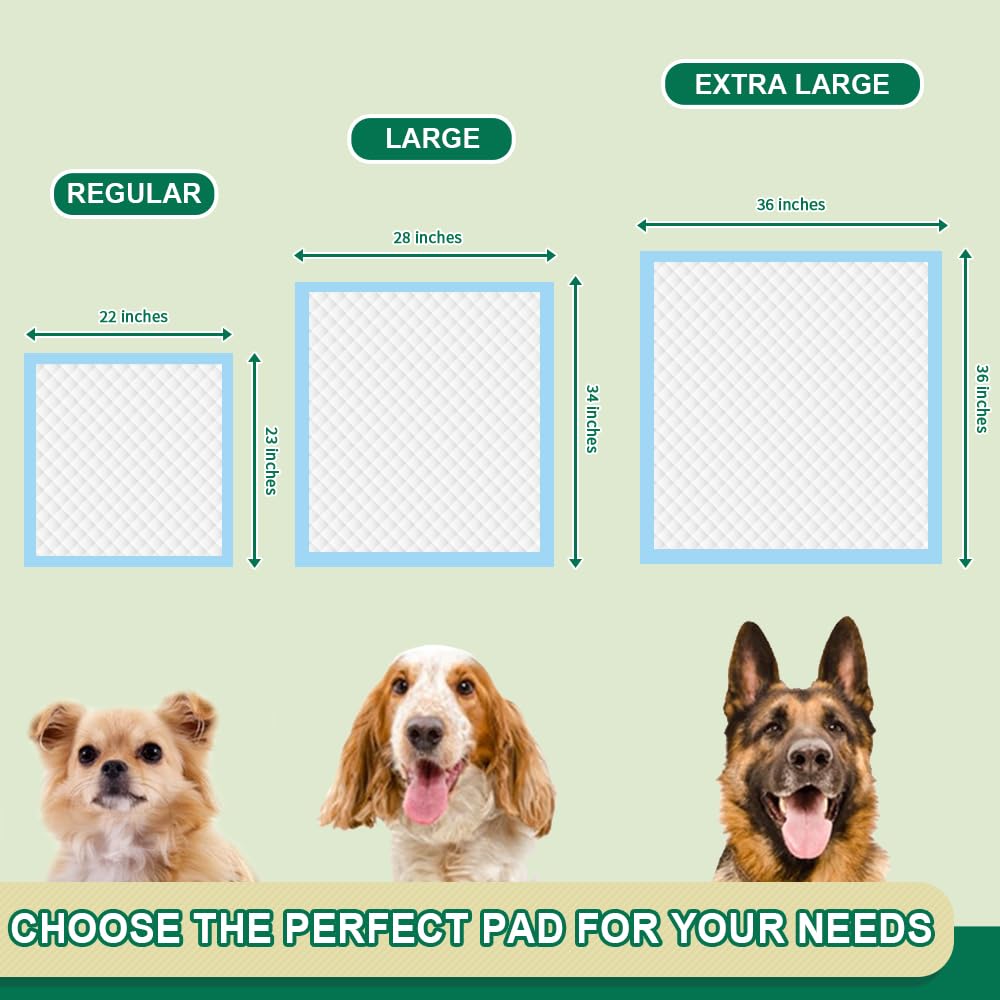 IMMCUTE puppy pads 22x23 inch—versatile for indoor and outdoor use.