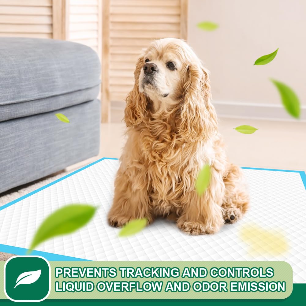 IMMCUTE puppy pads all-day protection—for multi-pet homes or long indoor stays.