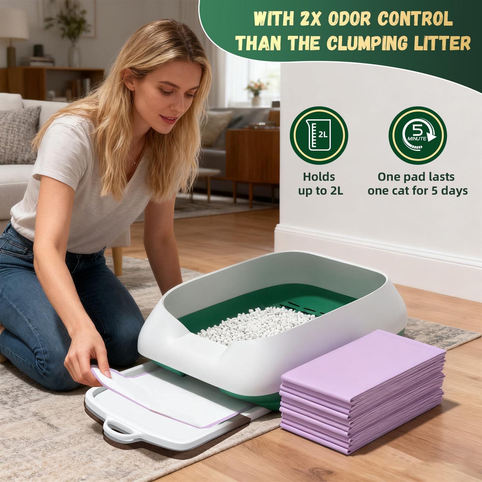 IMMCUTE zeolite odor-control action neutralizing smells instantly