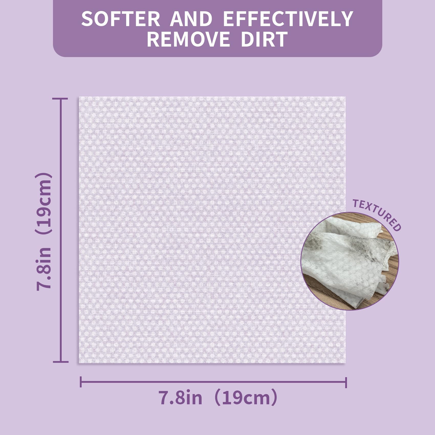 IMMHABI lavender wipes for face and body cleaning.