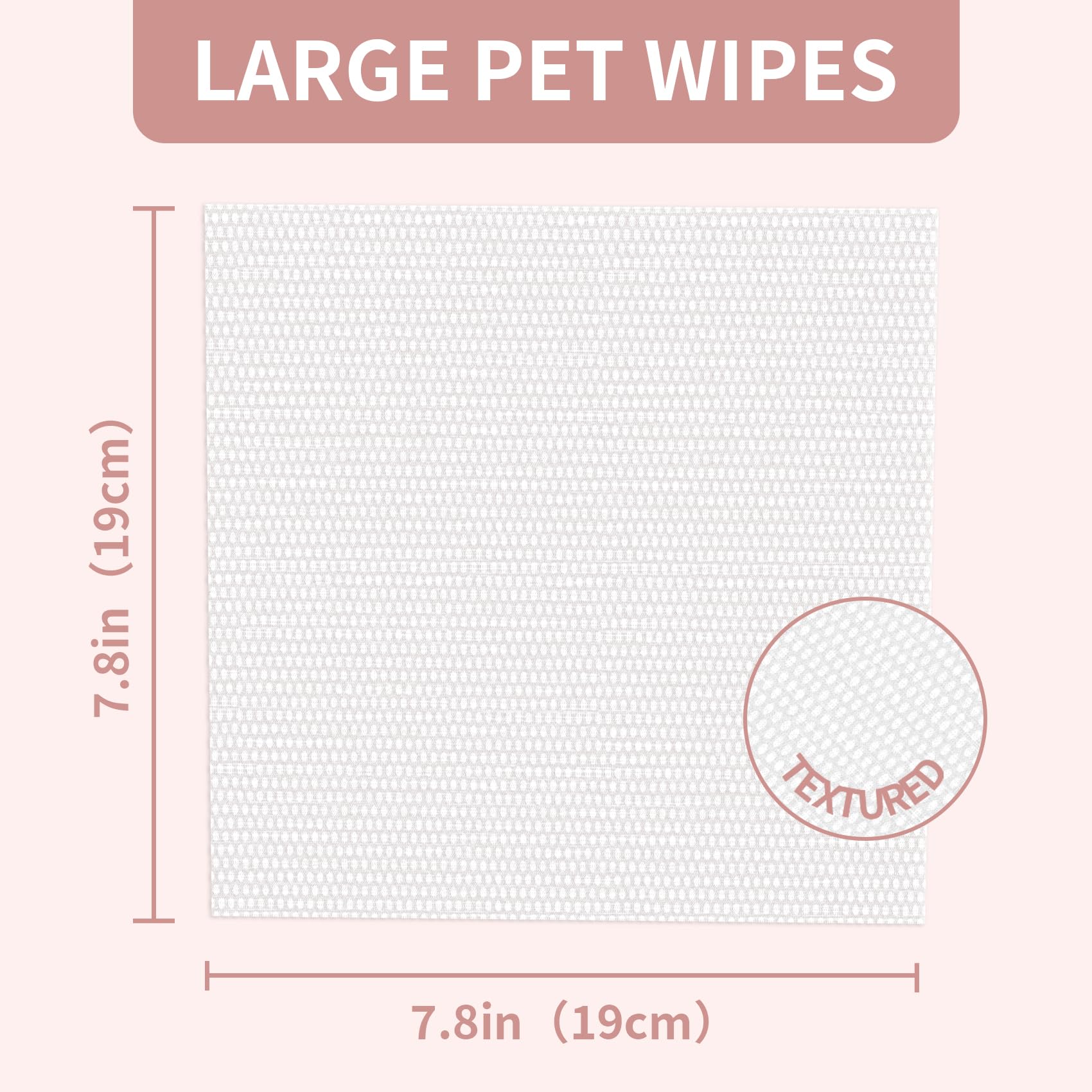 IMMHABI dog wipes hypoallergenic unscented label indicating safe for sensitive skin