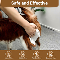 IMMCUTE 400 Coconut Oil Dog Wipes for butt area, deodorizing and refreshing after potty time.