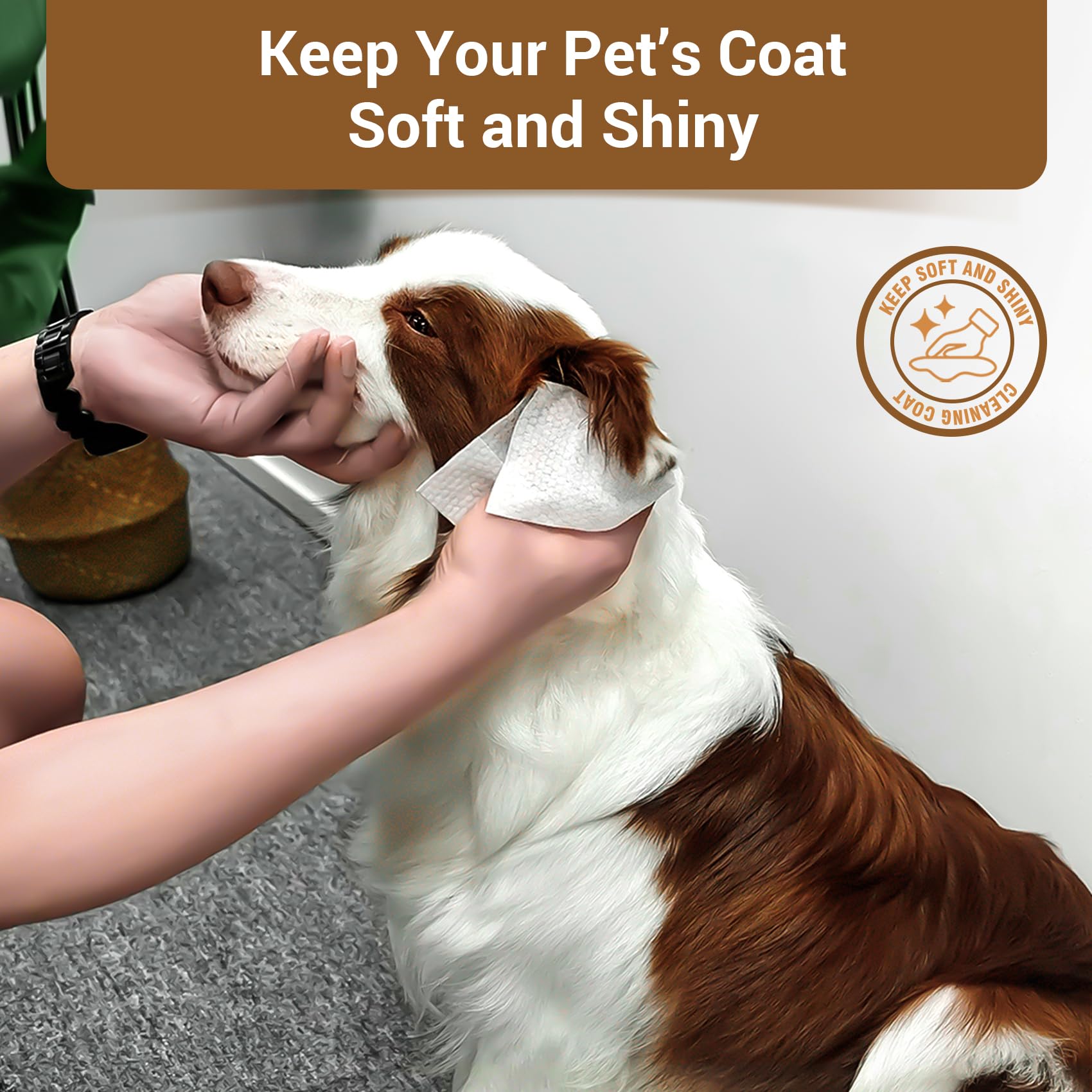 IMMCUTE hypoallergenic formula keeps sensitive areas comfortable during wipe-downs.