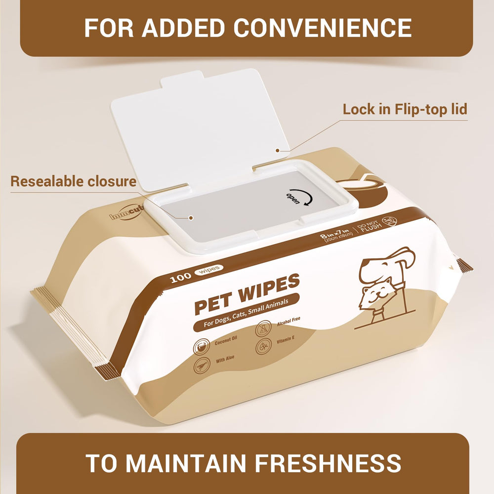IMMCUTE wipes reseal easily to maintain moisture between uses.