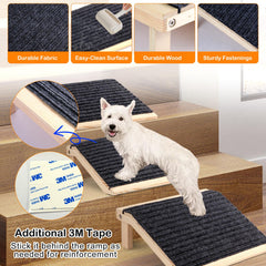 In hand dog ramp compact portable design reduces clutter at home