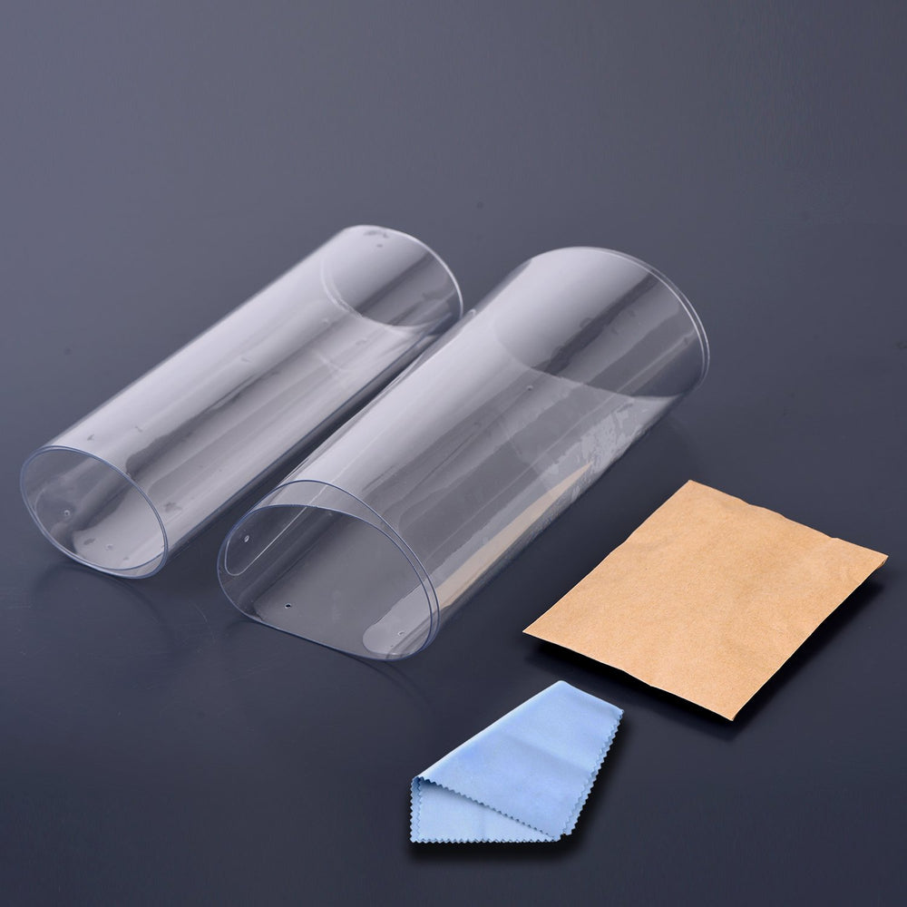 In hand pins secure the protector for a secure, reusable setup.
