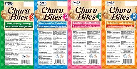 INABA Churu Bites soft-center close-up highlighting creamy texture for cats