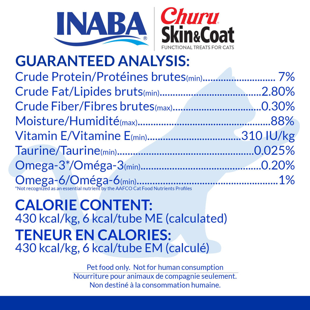 INABA Churu cat treat served as topper or snack.