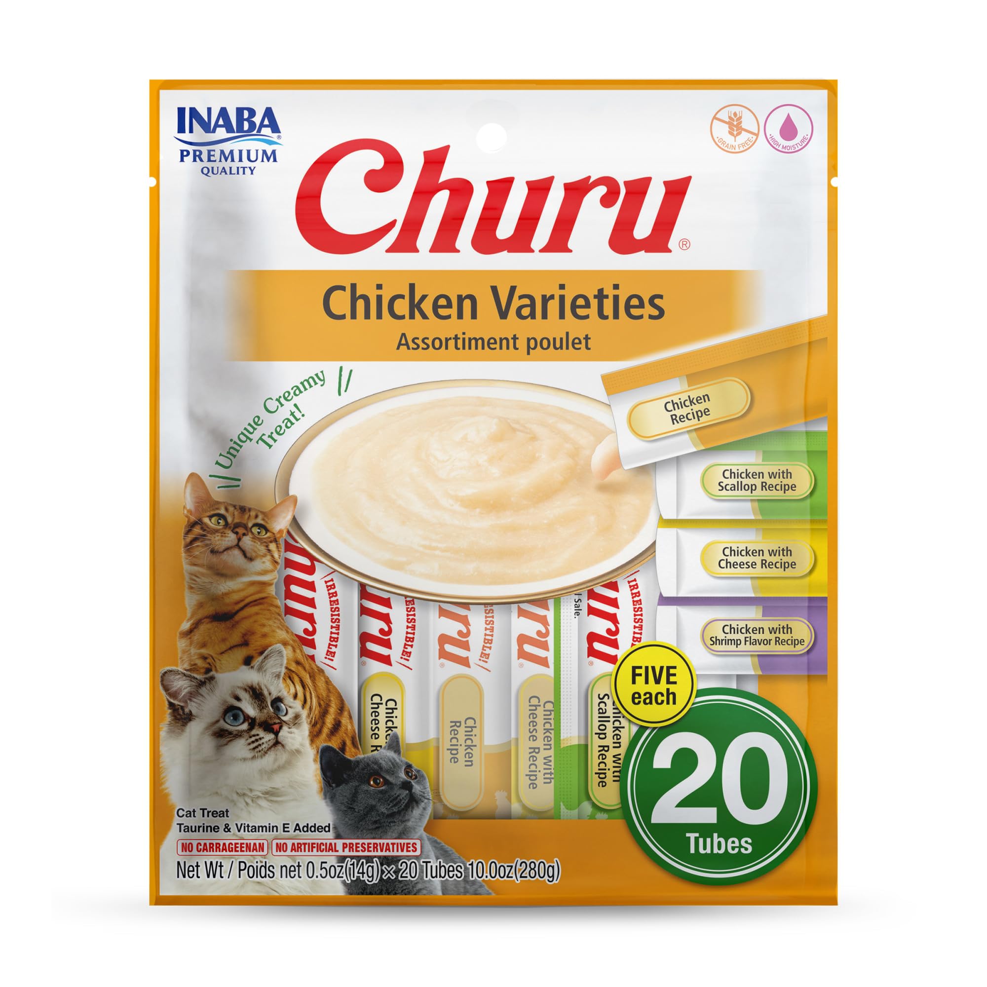 INABA Churu chicken-tube offers tasty protein boost for cats