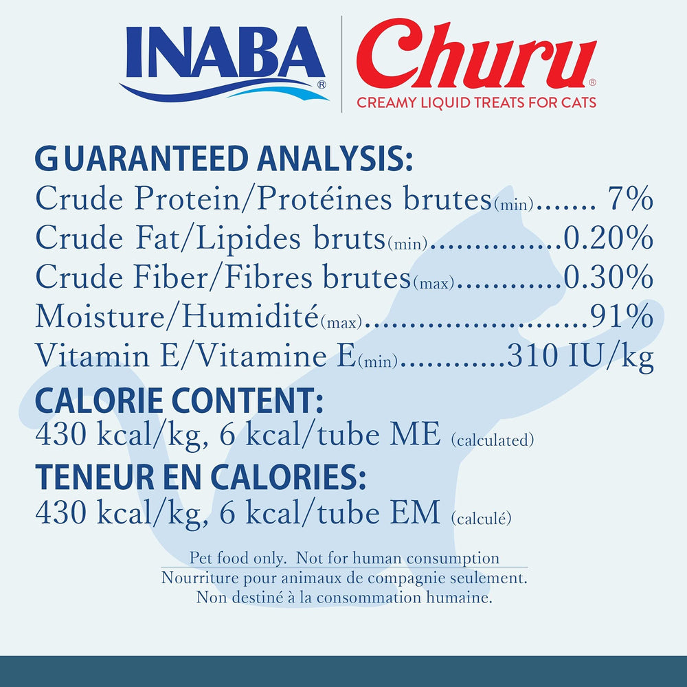 INABA Churu creamy texture pouring, ideal as toppers or hand feeding.