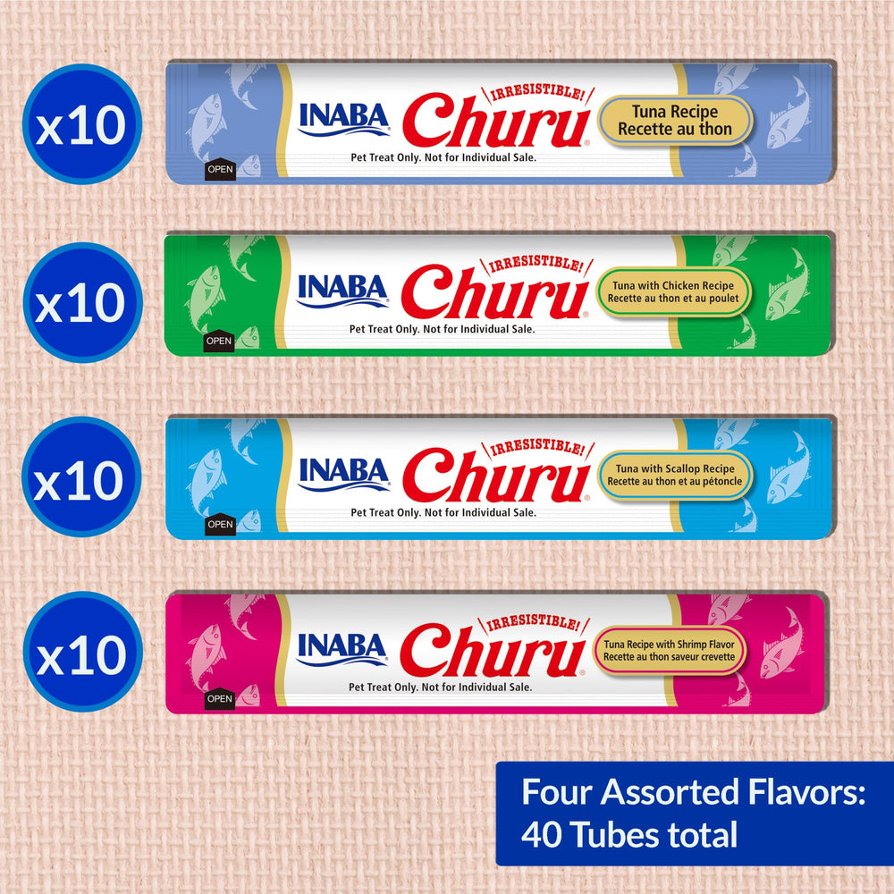 INABA Churu grain-free-purée highlights grain-free purée and clean ingredients