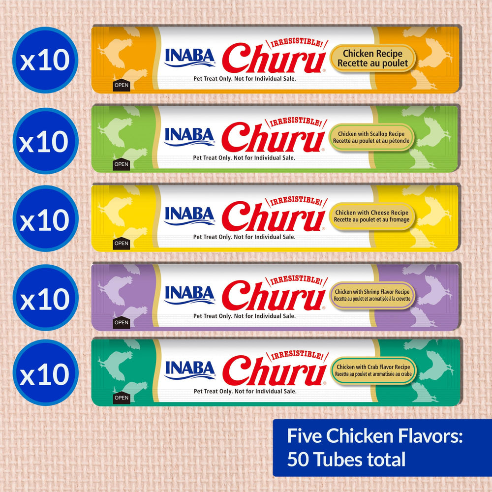 INABA Churu hand-fed cat being offered creamy purée treat