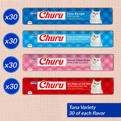 INABA Churu hand-feeding cat – interactive licking treat strengthens bonding during feeding.