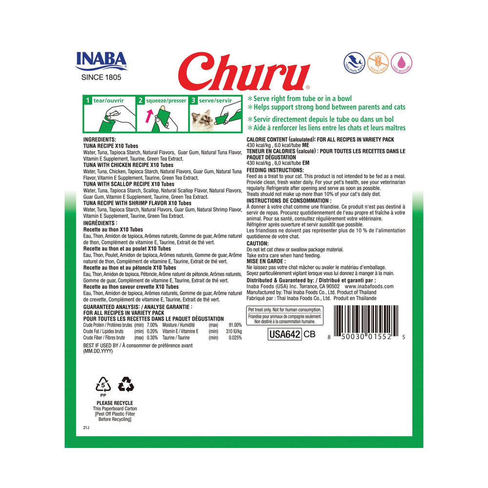 INABA Churu hand-feeding-tube invites interactive feeding and bonding with pets
