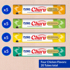 INABA Churu hand-feeding action shows interactive, easy-to-use feeding moments