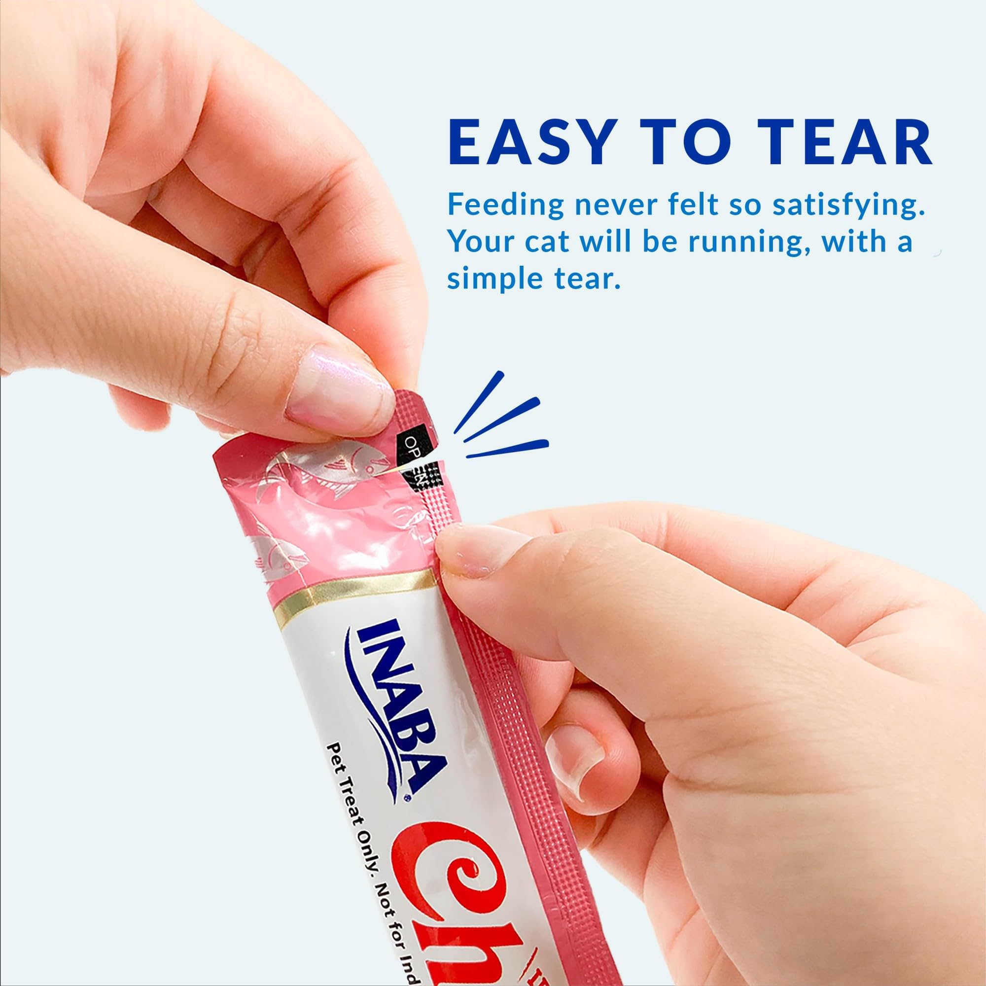 INABA Churu kittens creamy purée texture close-up highlighting easy topping versatility