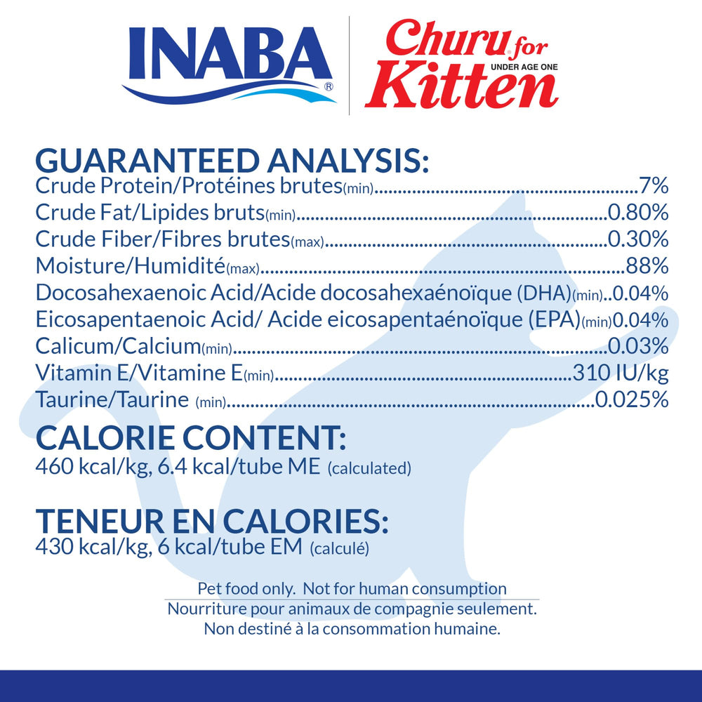 INABA Churu kitten tubs pack image illustrating convenient 24-tube value