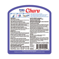 INABA Churu lickable purée application illustrates convenient topper or medication aid.