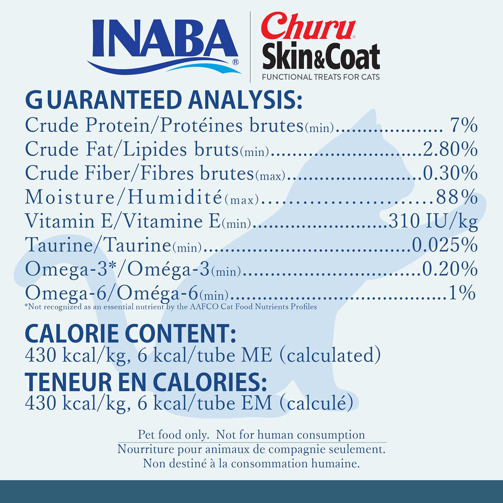 INABA Churu Tuna Recipe tubes in pack for travel and easy serving