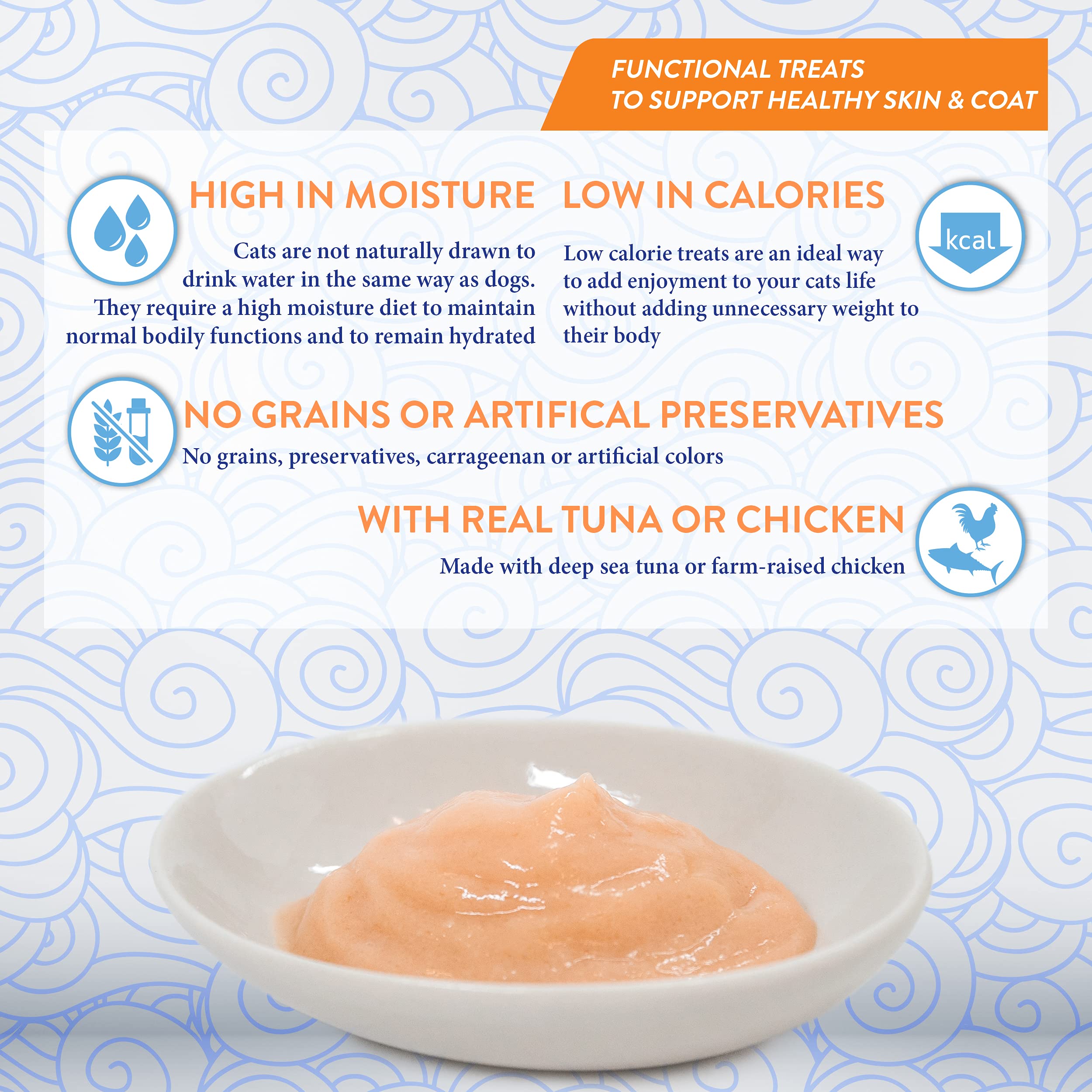 INABA Churu Tuna Recipe served in a bowl for convenient snacking