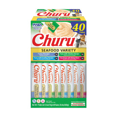 INABA Churu tuna-treat-tubes show creamy texture and high moisture for cats