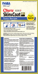 INABA Churu Tuna Recipe tube in hand for hand-feeding