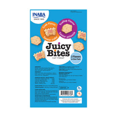 INABA Juicy Bites hand-feeding moment promotes bonding during snack time.