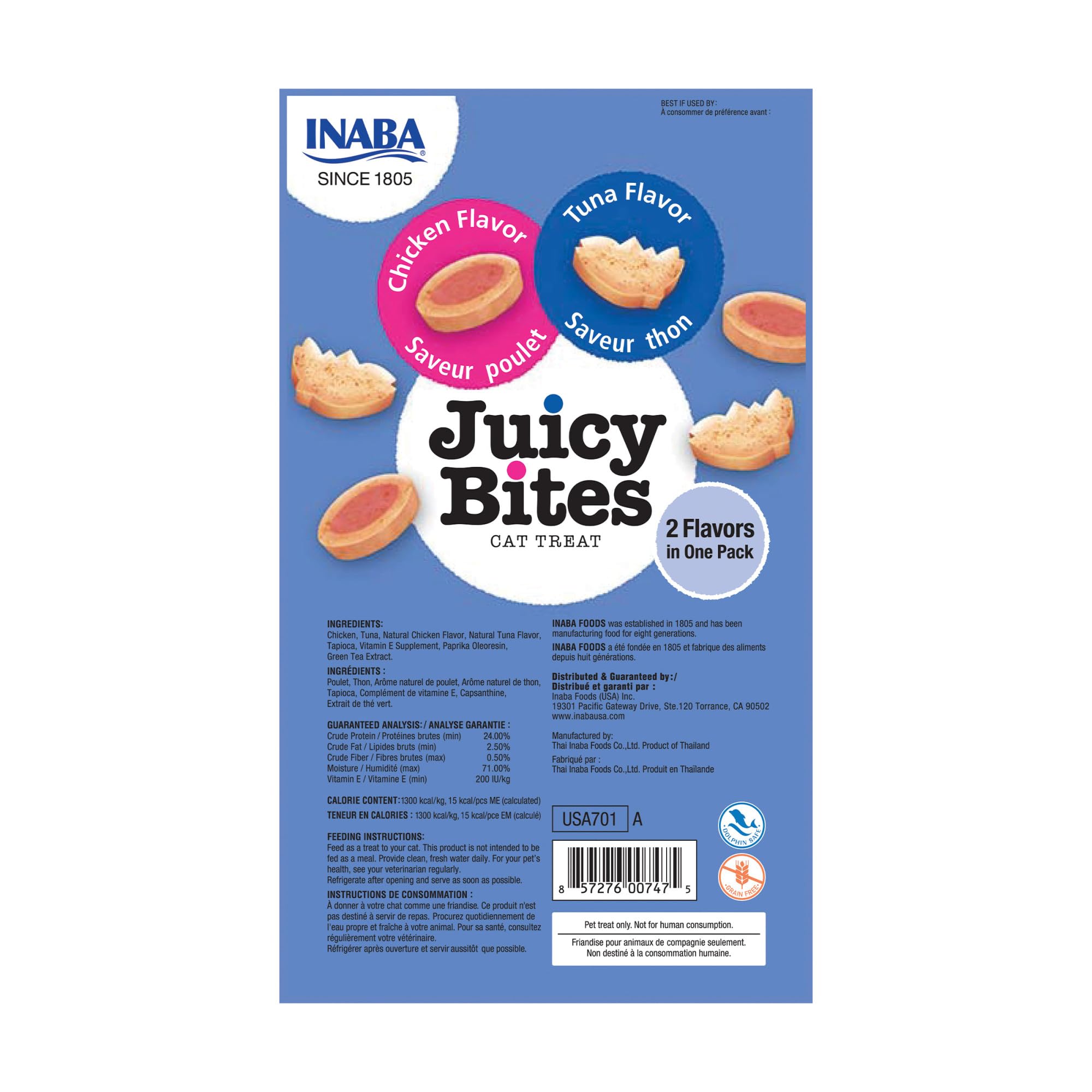 Inaba Juicy Bites close-up showing moist, chewy texture