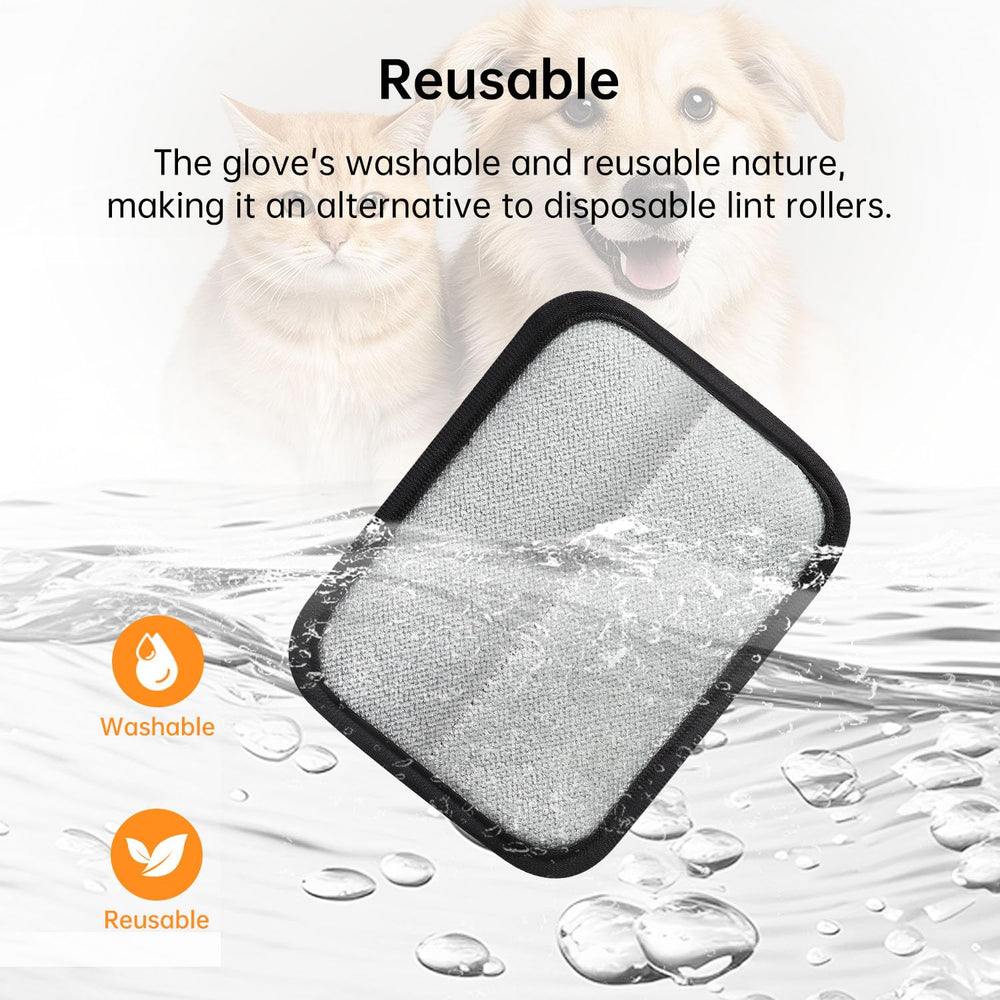 INABULETWO gloves glide over carpets for fur removal