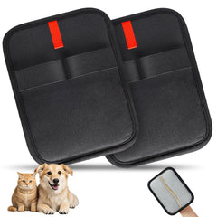 INABULETWO pet hair removal gloves pack closeup shows reusable design for quick cleanup