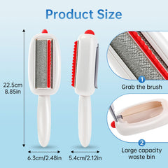 inaBuletwo pet hair remover roller damp method cleans upholstery softly before laundry